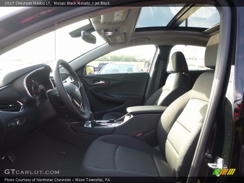 Mosaic Black Metallic / Jet Black 2017 Chevrolet Malibu LT