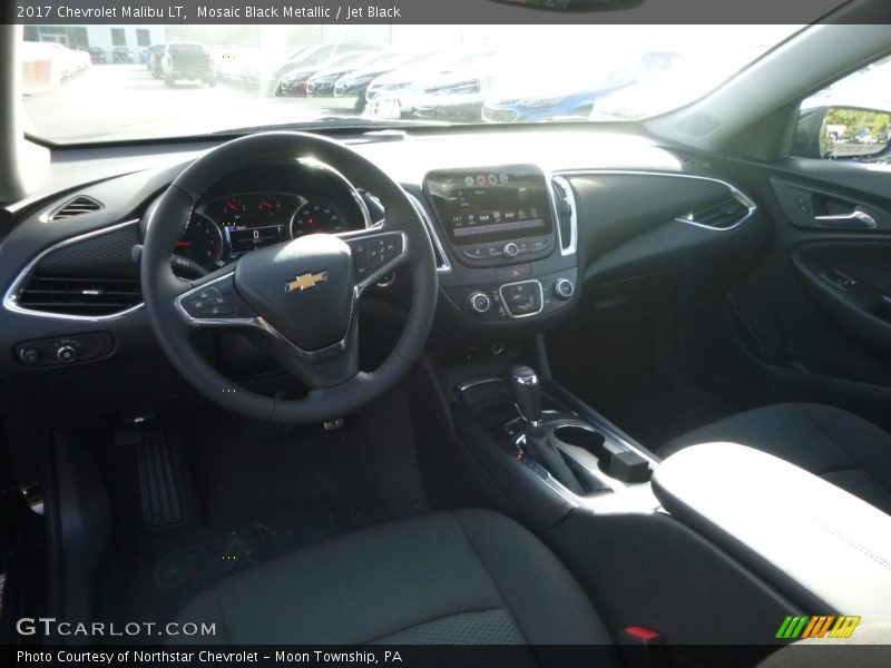 Mosaic Black Metallic / Jet Black 2017 Chevrolet Malibu LT
