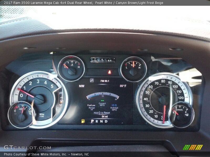  2017 3500 Laramie Mega Cab 4x4 Dual Rear Wheel Laramie Mega Cab 4x4 Dual Rear Wheel Gauges