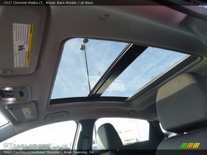 Mosaic Black Metallic / Jet Black 2017 Chevrolet Malibu LT
