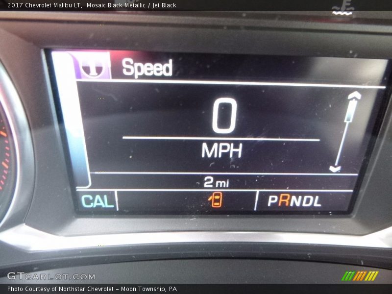 Mosaic Black Metallic / Jet Black 2017 Chevrolet Malibu LT