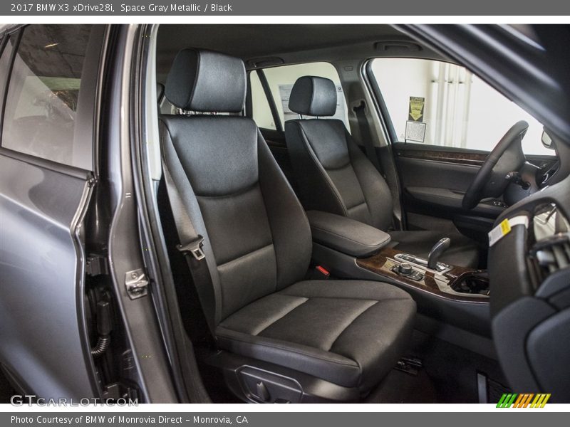 Space Gray Metallic / Black 2017 BMW X3 xDrive28i
