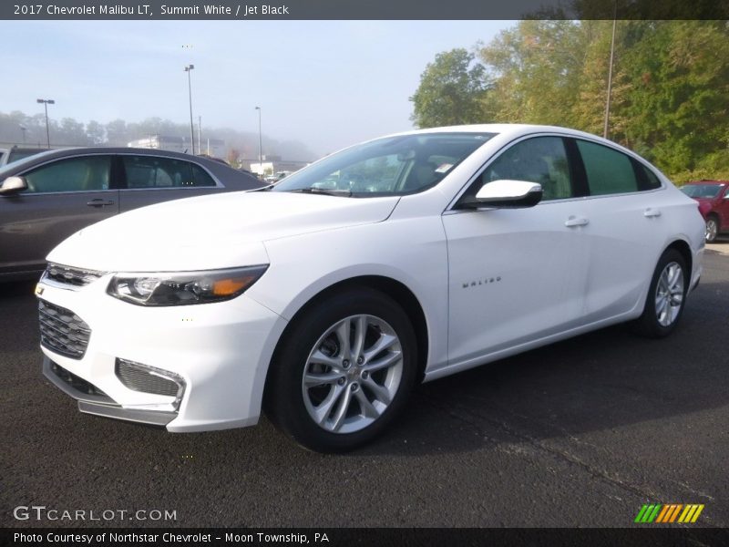 Summit White / Jet Black 2017 Chevrolet Malibu LT