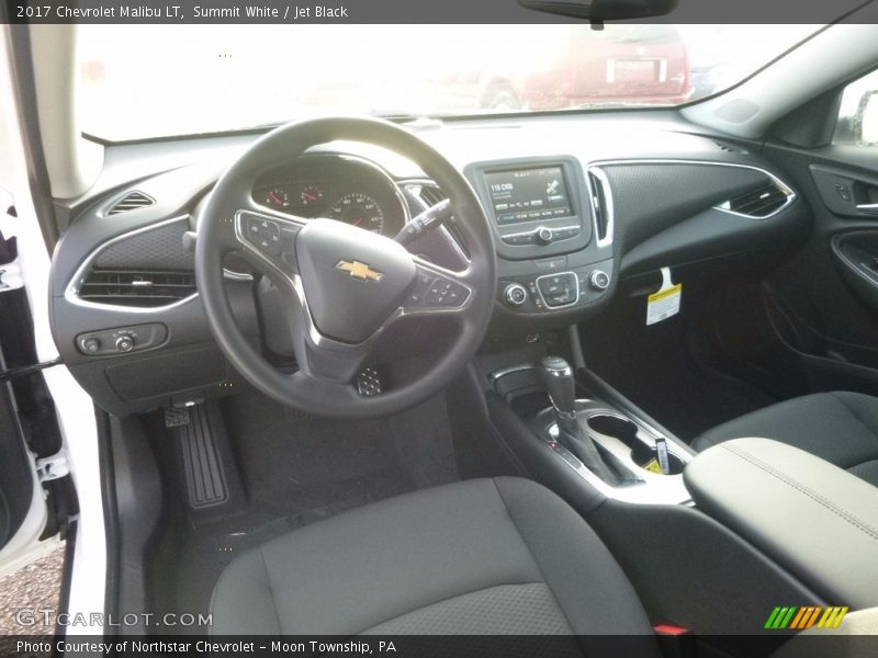 Summit White / Jet Black 2017 Chevrolet Malibu LT