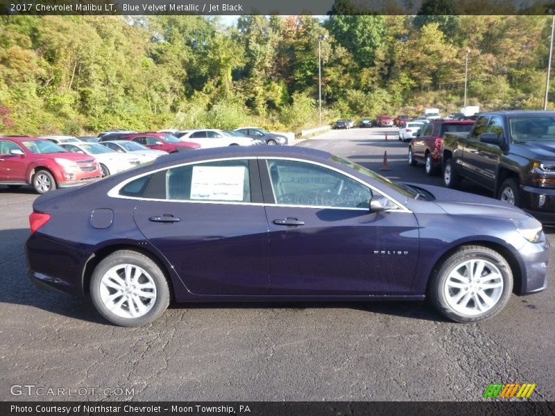 Blue Velvet Metallic / Jet Black 2017 Chevrolet Malibu LT