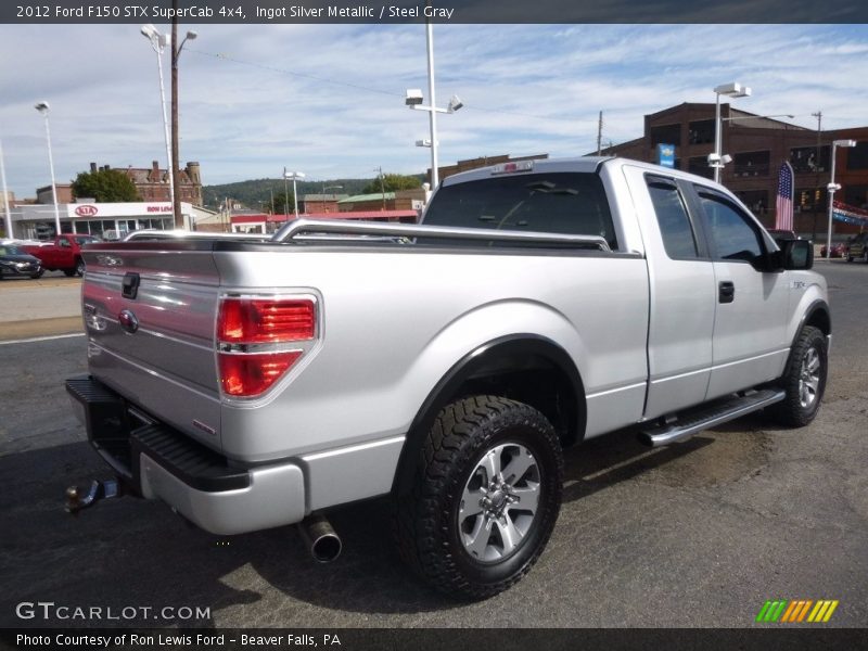 Ingot Silver Metallic / Steel Gray 2012 Ford F150 STX SuperCab 4x4