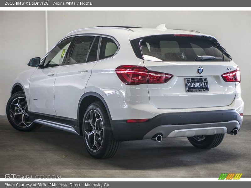 Alpine White / Mocha 2016 BMW X1 xDrive28i