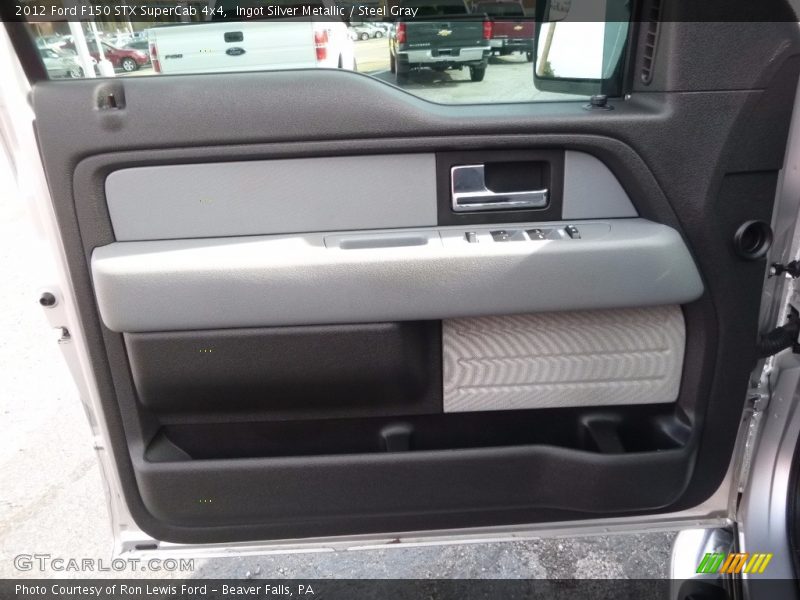 Ingot Silver Metallic / Steel Gray 2012 Ford F150 STX SuperCab 4x4