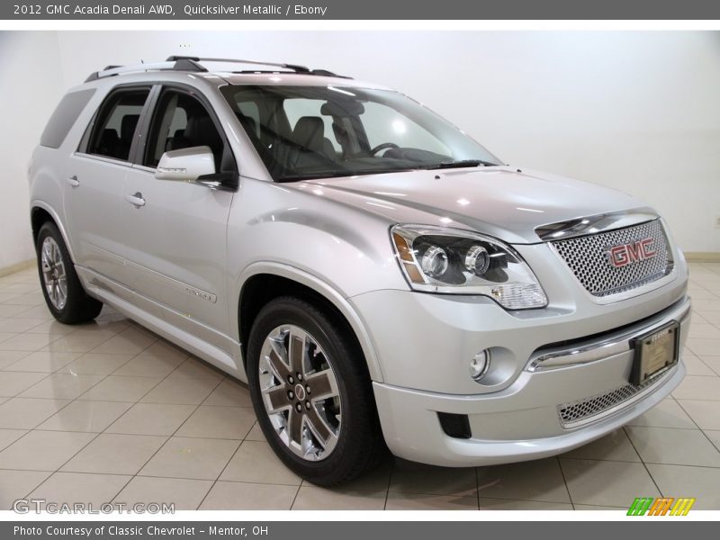 Quicksilver Metallic / Ebony 2012 GMC Acadia Denali AWD