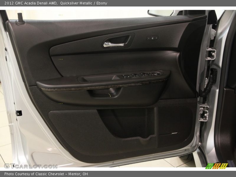 Quicksilver Metallic / Ebony 2012 GMC Acadia Denali AWD