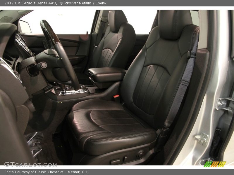 Quicksilver Metallic / Ebony 2012 GMC Acadia Denali AWD
