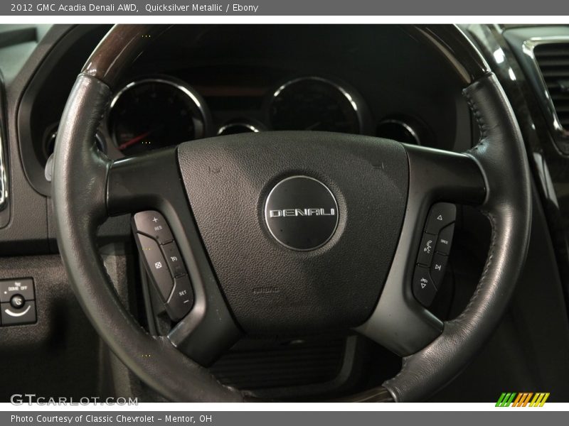 Quicksilver Metallic / Ebony 2012 GMC Acadia Denali AWD