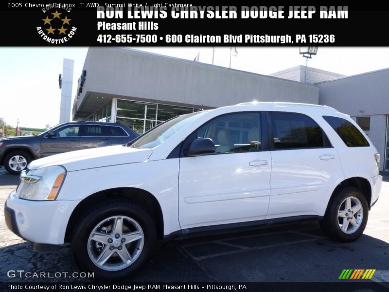 Summit White / Light Cashmere 2005 Chevrolet Equinox LT AWD
