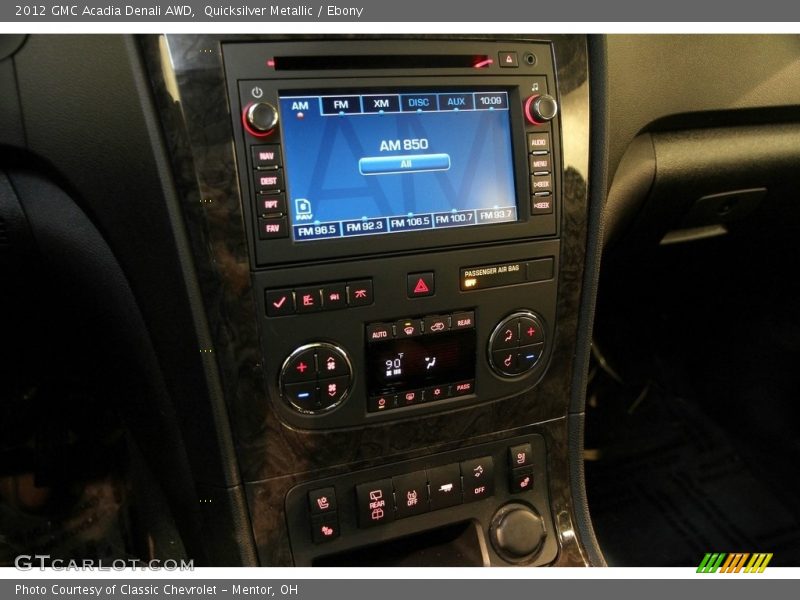 Quicksilver Metallic / Ebony 2012 GMC Acadia Denali AWD