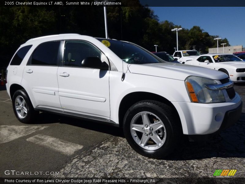 Summit White / Light Cashmere 2005 Chevrolet Equinox LT AWD
