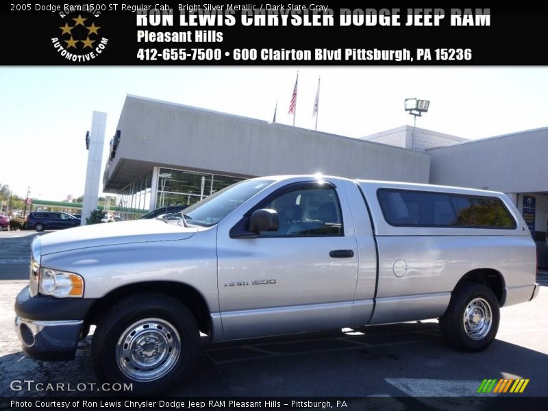 Bright Silver Metallic / Dark Slate Gray 2005 Dodge Ram 1500 ST Regular Cab