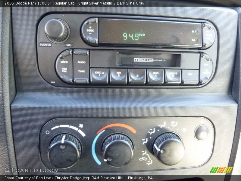 Bright Silver Metallic / Dark Slate Gray 2005 Dodge Ram 1500 ST Regular Cab