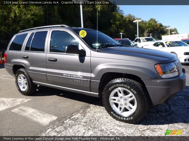 Graphite Metallic / Dark Slate Gray 2004 Jeep Grand Cherokee Laredo 4x4