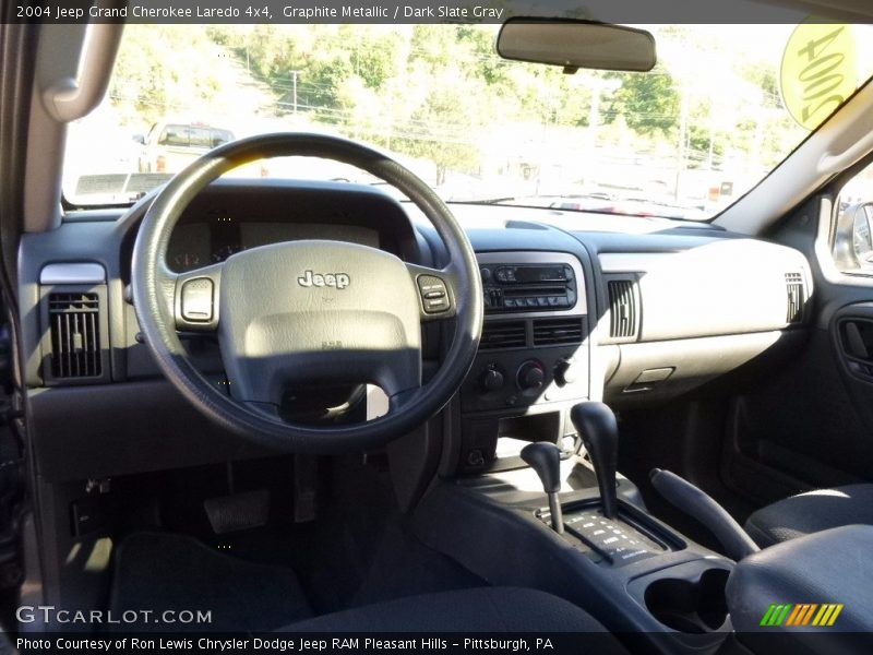 Graphite Metallic / Dark Slate Gray 2004 Jeep Grand Cherokee Laredo 4x4