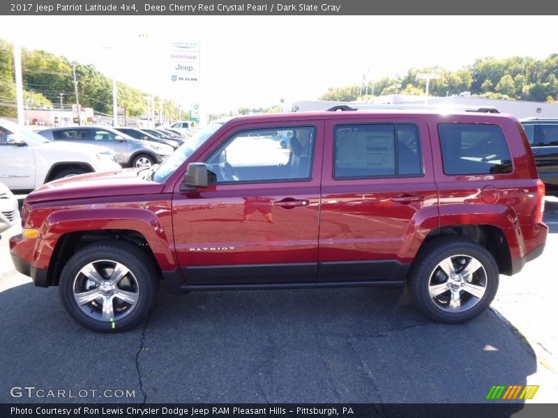 Deep Cherry Red Crystal Pearl / Dark Slate Gray 2017 Jeep Patriot Latitude 4x4