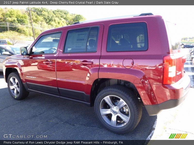 Deep Cherry Red Crystal Pearl / Dark Slate Gray 2017 Jeep Patriot Latitude 4x4