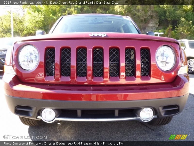 Deep Cherry Red Crystal Pearl / Dark Slate Gray 2017 Jeep Patriot Latitude 4x4