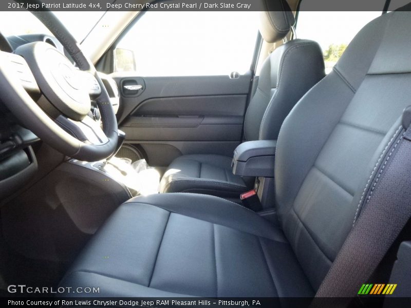 Deep Cherry Red Crystal Pearl / Dark Slate Gray 2017 Jeep Patriot Latitude 4x4