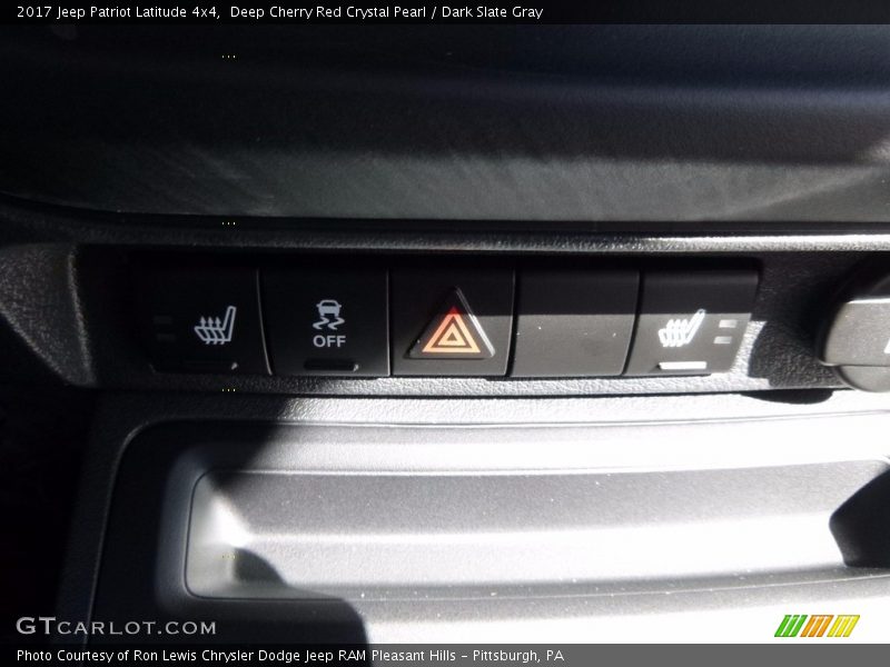 Deep Cherry Red Crystal Pearl / Dark Slate Gray 2017 Jeep Patriot Latitude 4x4