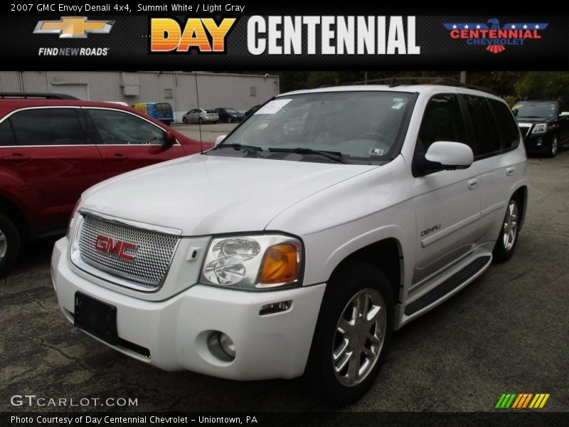 Summit White / Light Gray 2007 GMC Envoy Denali 4x4