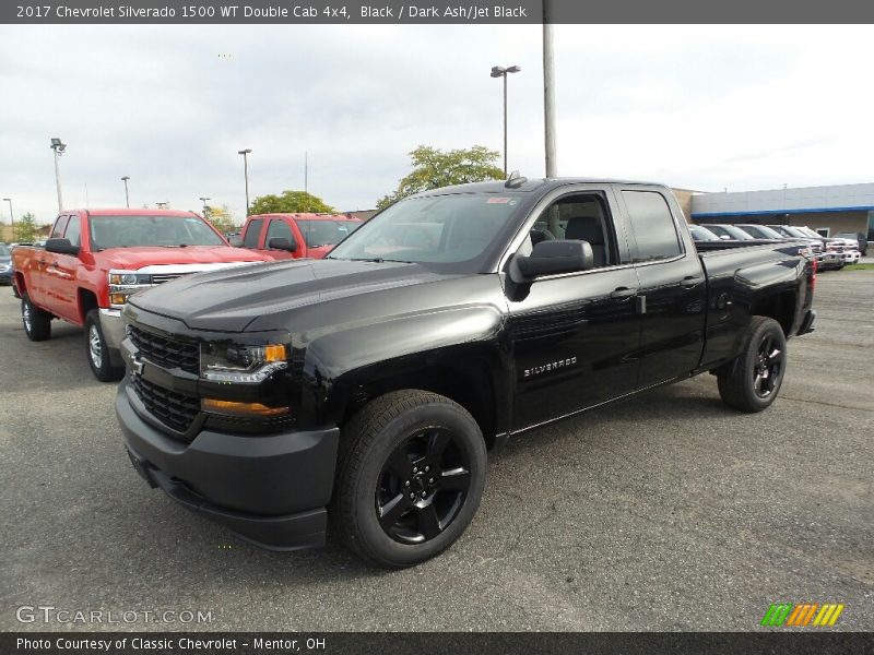 Front 3/4 View of 2017 Silverado 1500 WT Double Cab 4x4