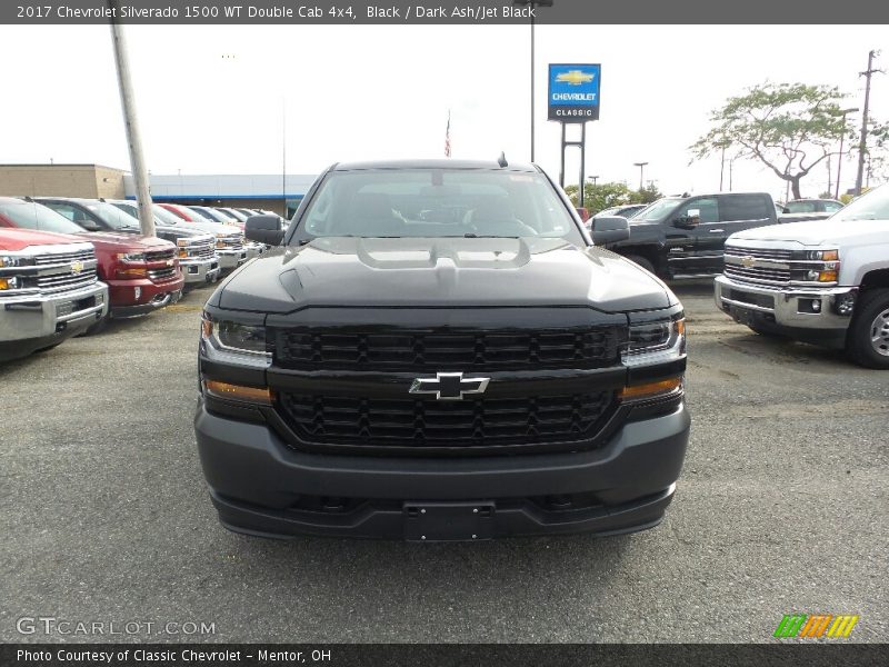 Black / Dark Ash/Jet Black 2017 Chevrolet Silverado 1500 WT Double Cab 4x4