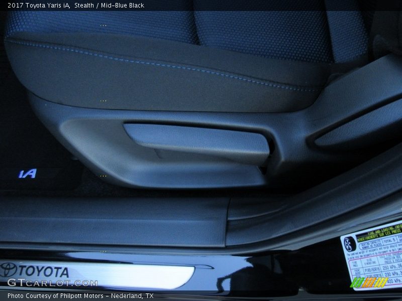 Stealth / Mid-Blue Black 2017 Toyota Yaris iA