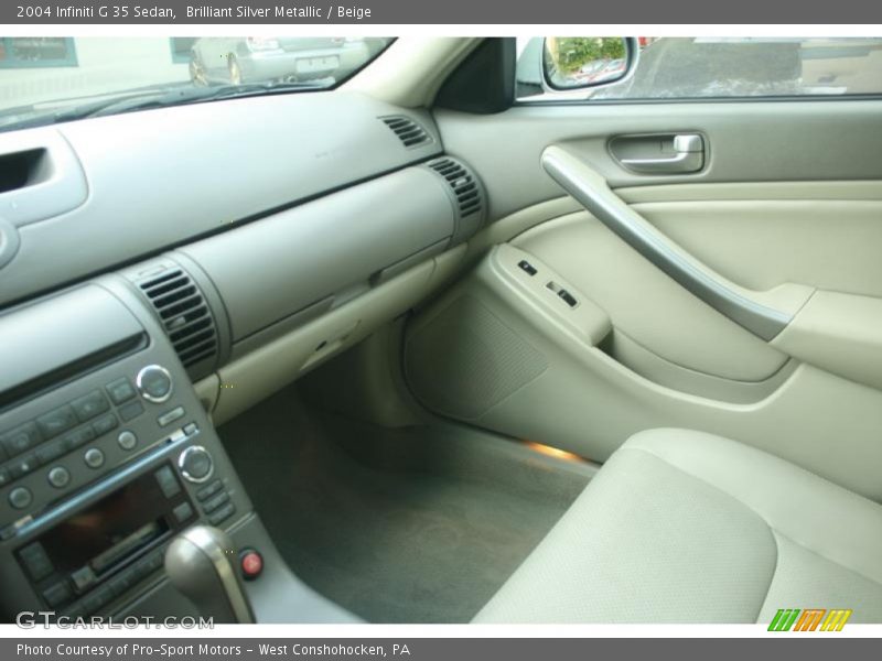 Brilliant Silver Metallic / Beige 2004 Infiniti G 35 Sedan