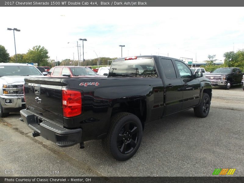 Black / Dark Ash/Jet Black 2017 Chevrolet Silverado 1500 WT Double Cab 4x4