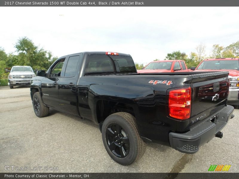 Black / Dark Ash/Jet Black 2017 Chevrolet Silverado 1500 WT Double Cab 4x4