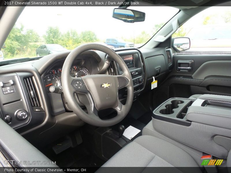  2017 Silverado 1500 WT Double Cab 4x4 Dark Ash/Jet Black Interior