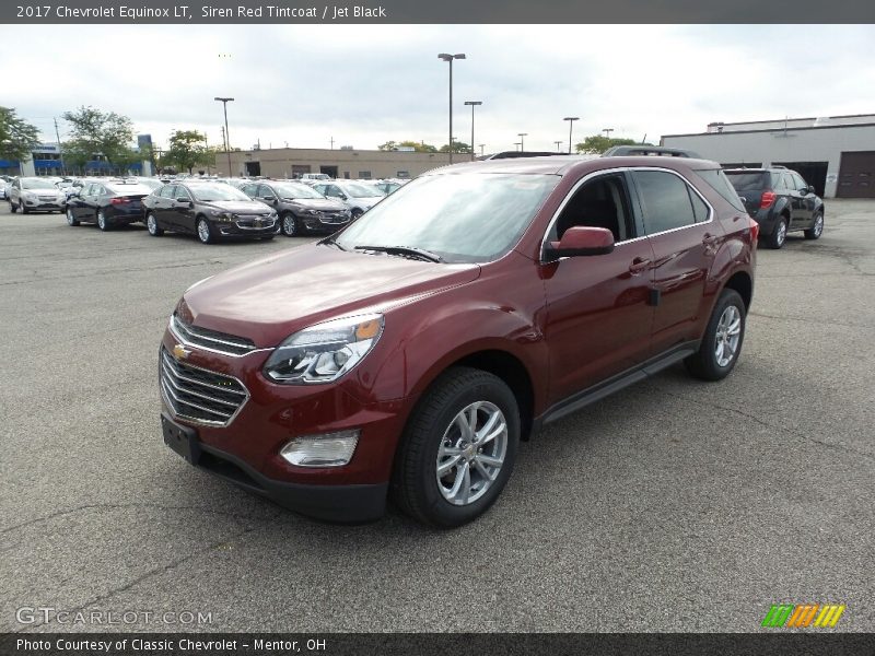 Siren Red Tintcoat / Jet Black 2017 Chevrolet Equinox LT