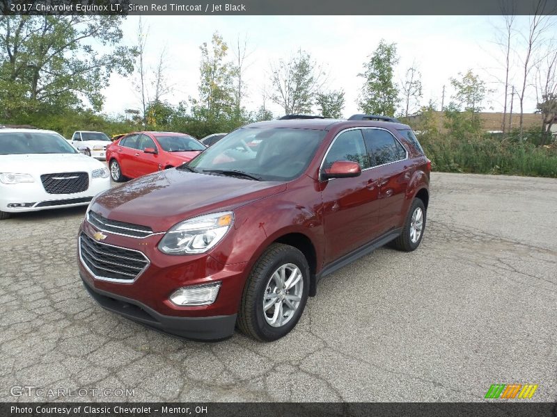 Siren Red Tintcoat / Jet Black 2017 Chevrolet Equinox LT