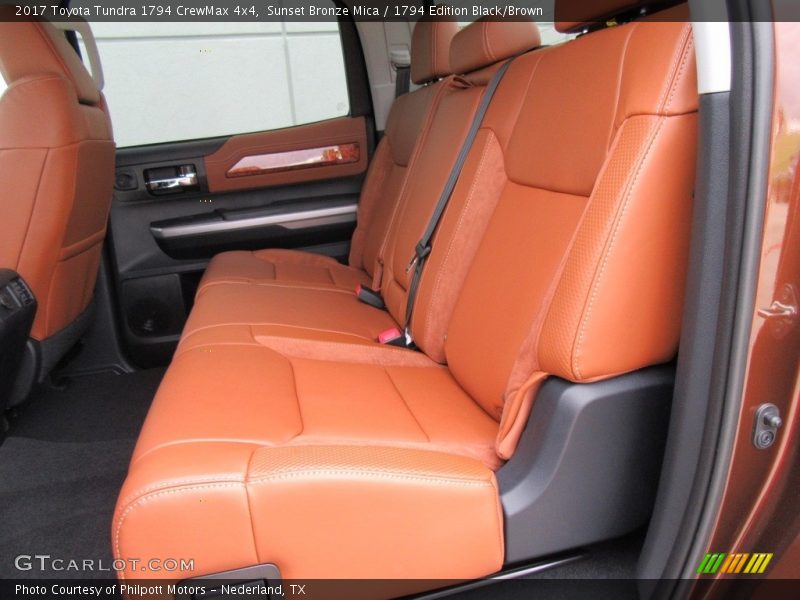 Rear Seat of 2017 Tundra 1794 CrewMax 4x4