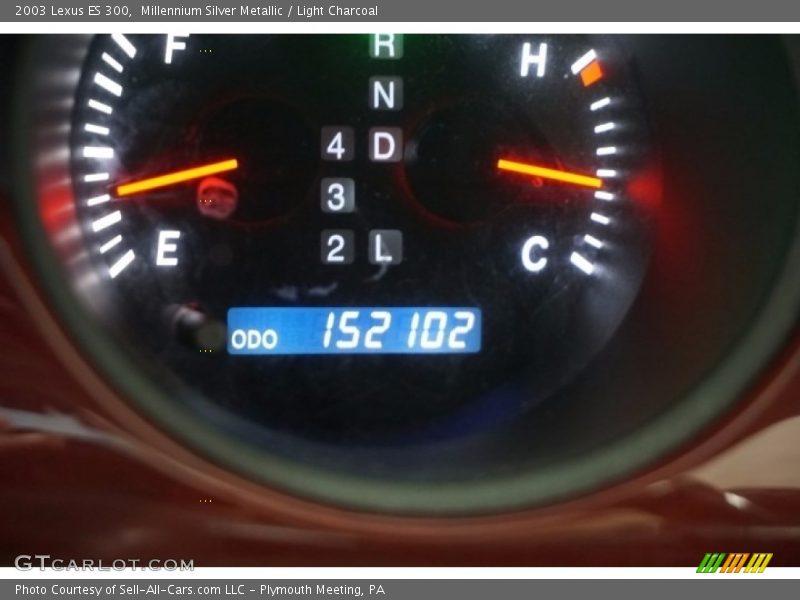 Millennium Silver Metallic / Light Charcoal 2003 Lexus ES 300