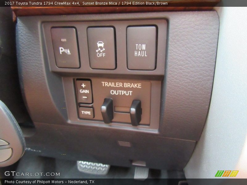 Controls of 2017 Tundra 1794 CrewMax 4x4