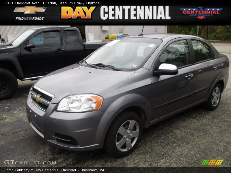 Medium Gray / Charcoal 2011 Chevrolet Aveo LT Sedan