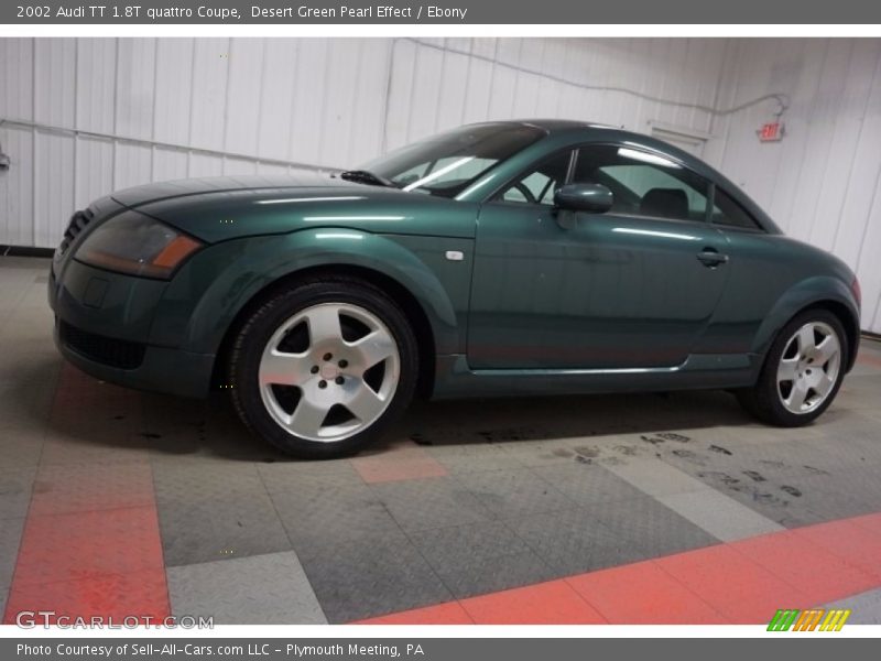 Desert Green Pearl Effect / Ebony 2002 Audi TT 1.8T quattro Coupe