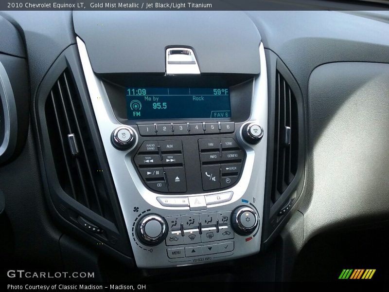 Gold Mist Metallic / Jet Black/Light Titanium 2010 Chevrolet Equinox LT
