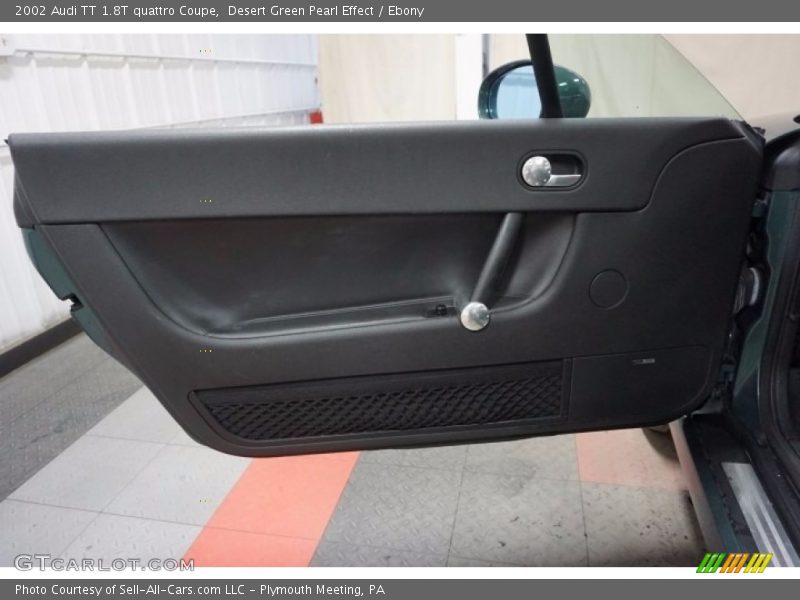 Desert Green Pearl Effect / Ebony 2002 Audi TT 1.8T quattro Coupe