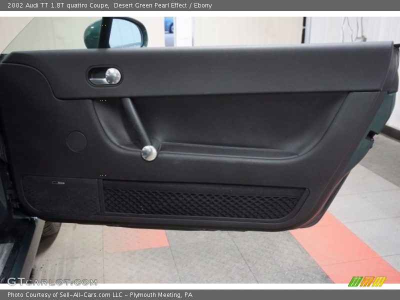 Desert Green Pearl Effect / Ebony 2002 Audi TT 1.8T quattro Coupe