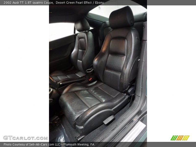 Desert Green Pearl Effect / Ebony 2002 Audi TT 1.8T quattro Coupe