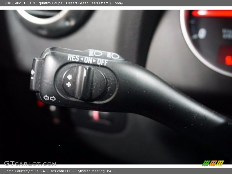 Desert Green Pearl Effect / Ebony 2002 Audi TT 1.8T quattro Coupe