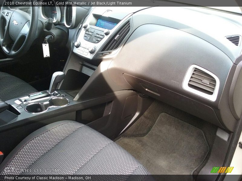 Gold Mist Metallic / Jet Black/Light Titanium 2010 Chevrolet Equinox LT