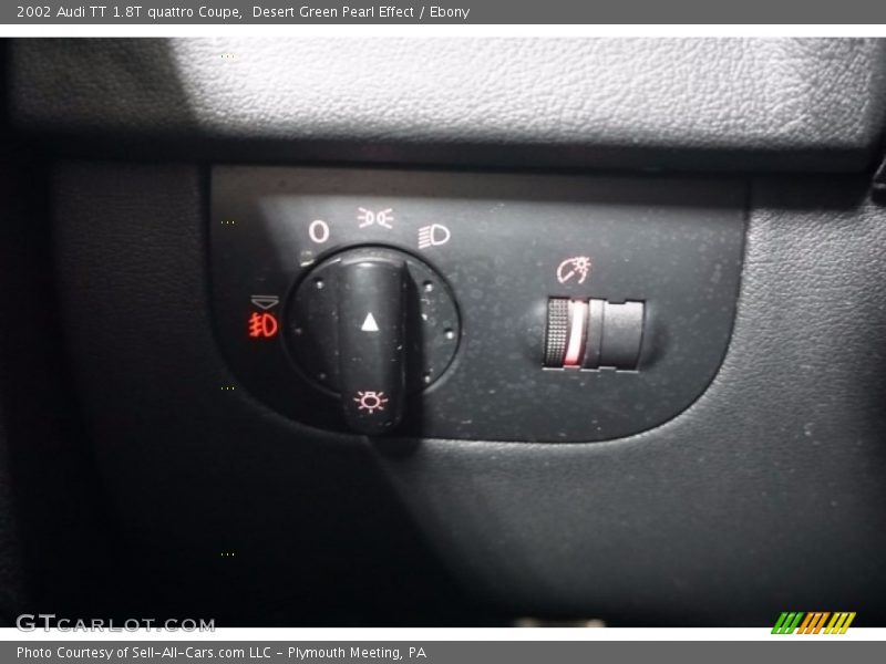 Desert Green Pearl Effect / Ebony 2002 Audi TT 1.8T quattro Coupe